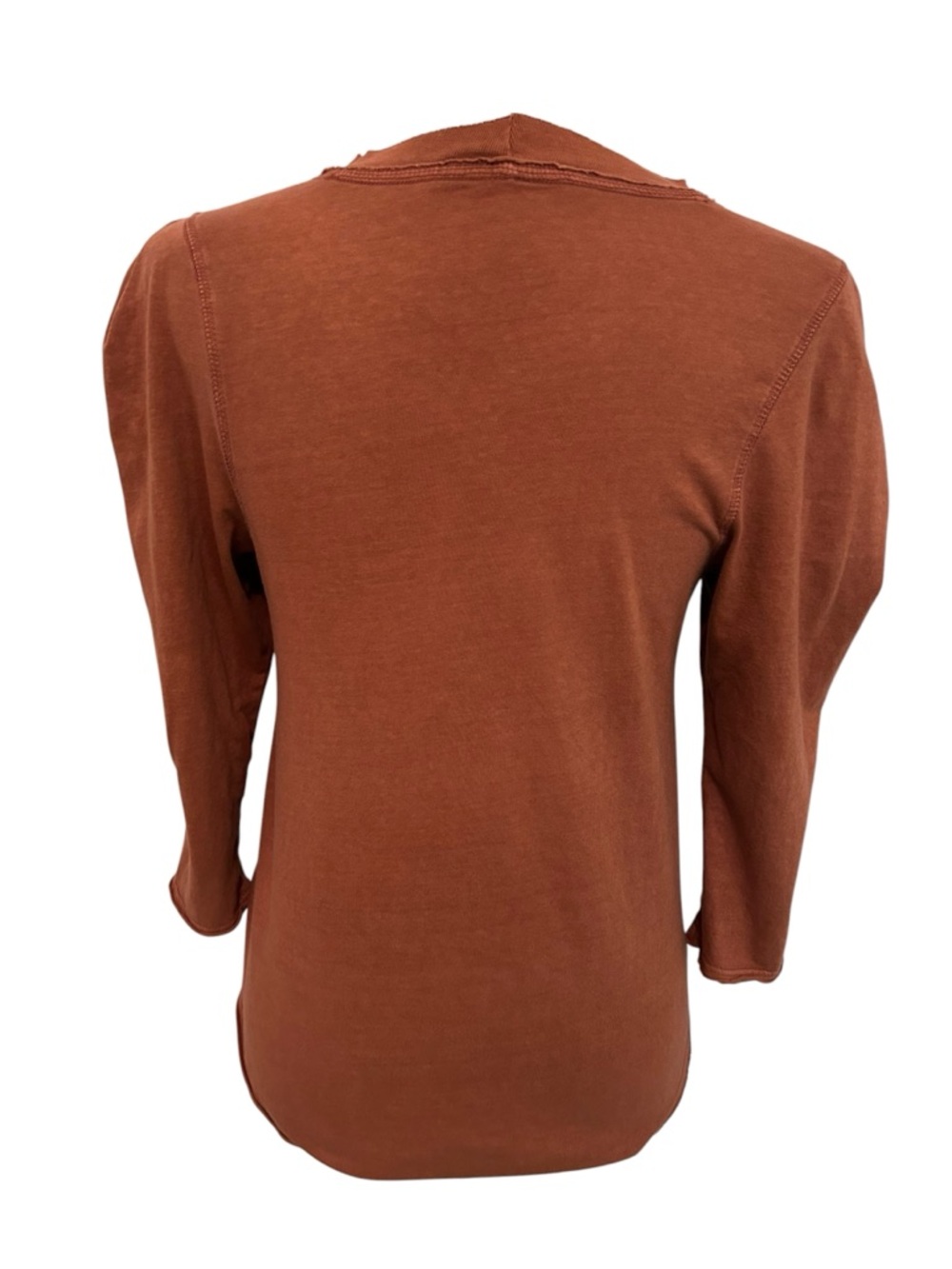 Free People WE THE FREE Clover Puff Shoulder Top Mesa (Rust/Terracotta) Small - Picture 5 of 10